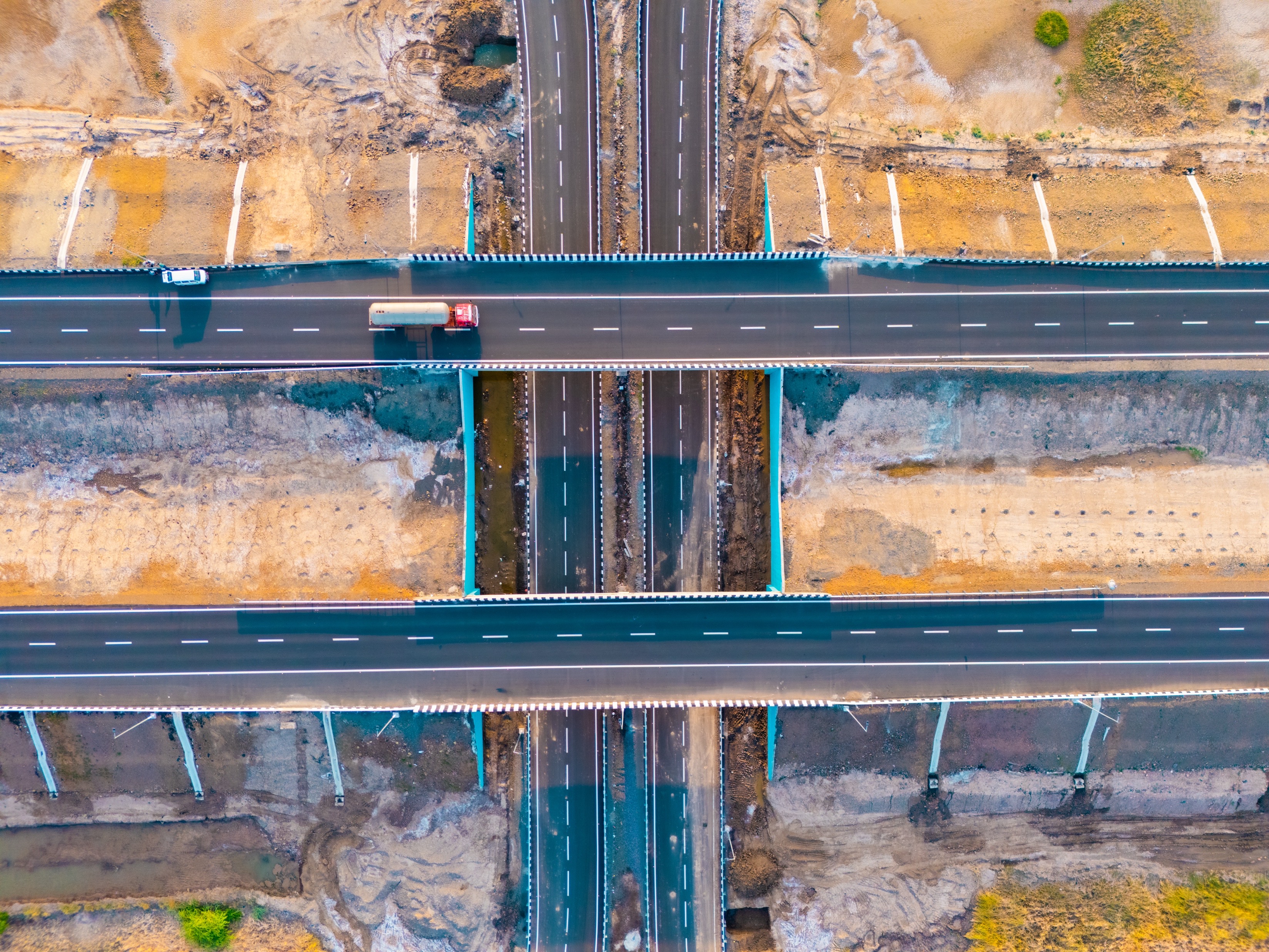 Highway structure work